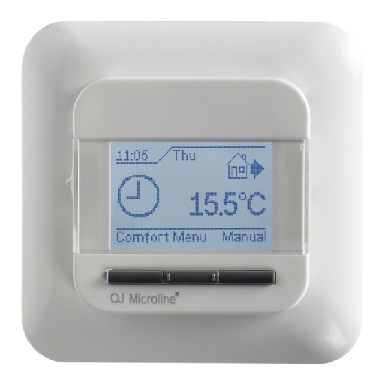 OJ ELECTRONICS OCD4 THERMOSTAT USER MANUAL ManualsLib