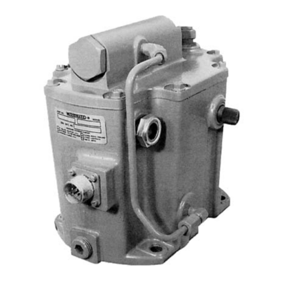 Woodward TG-17E Installation And Operation Manual