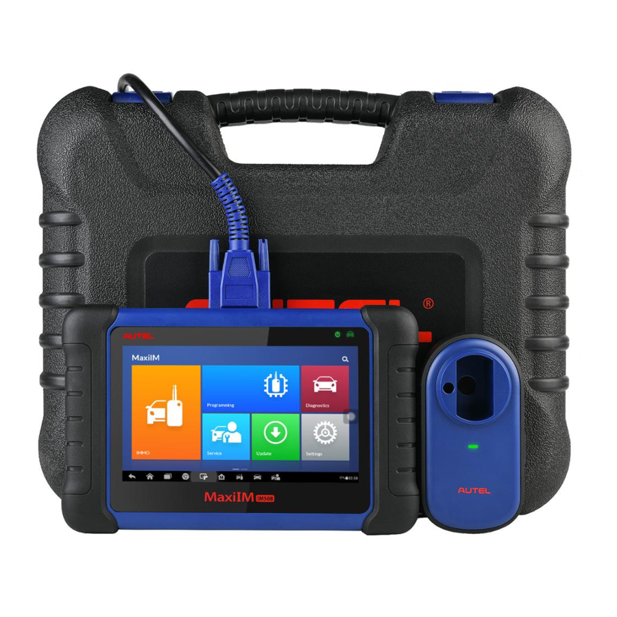 Autel MaxiIM IM508 Quick Reference Manual