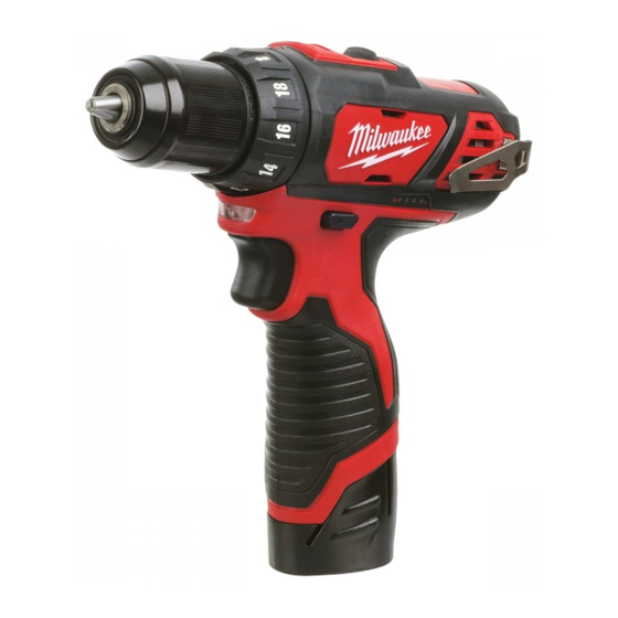 Milwaukee M12 BPD-202C Original Instructions Manual