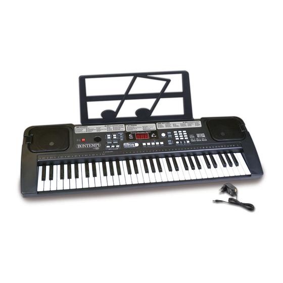 Bontempi Music Academy Genius Owner's Manual