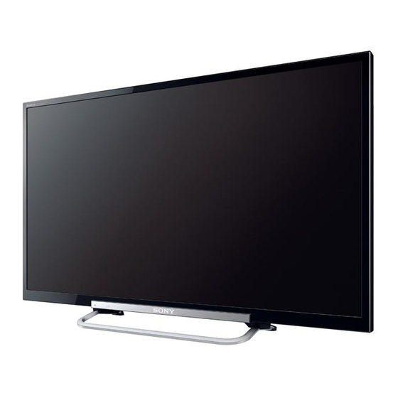 Sony KDL-39R475A LED TV Manuals