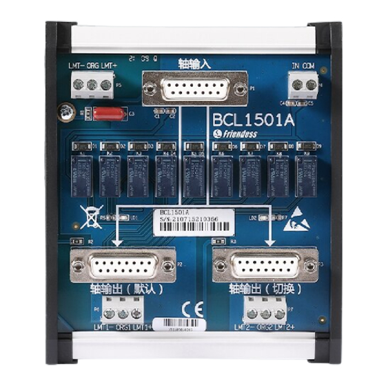 Friendess BCL1501 User Manual