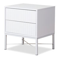 Mocka Nyla Bedside Table Assembly Instructions Manual