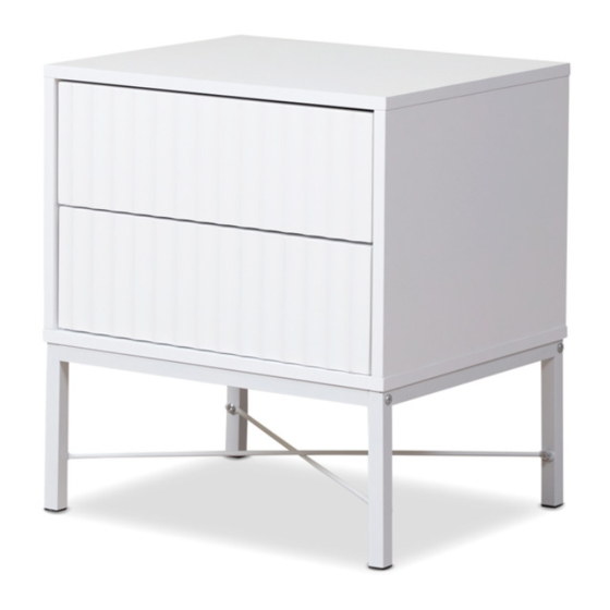 Mocka Nyla Bedside Table Assembly Instructions Manual