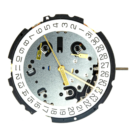 Swatch ETA G10.962 PRD Technical Communication
