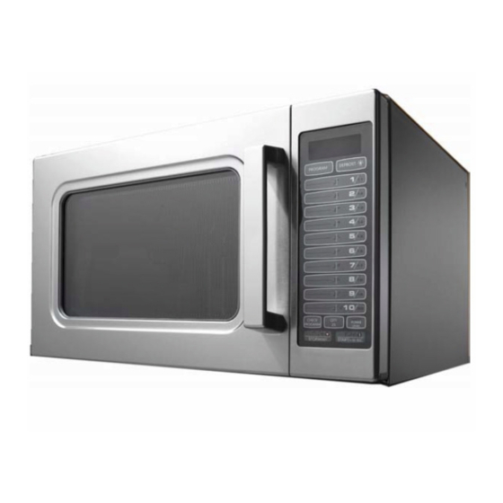 Amana Commercial Microwave Oven Owner's Manual