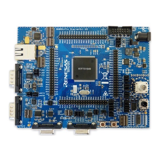 Renesas RH850/F1x User Manual