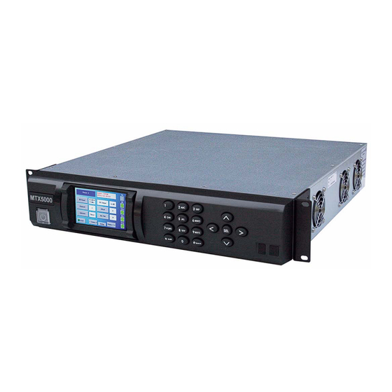 MRC MTX5000 User And Technical Manual