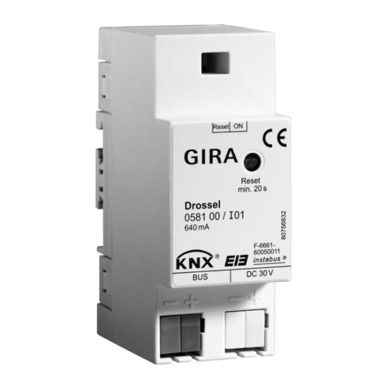 Gira KNX Series Smart Home System Manuals