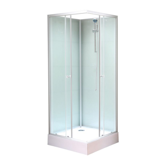 BATH DELUXE DETROIT SQUARE LOW TRAY Installation Manual