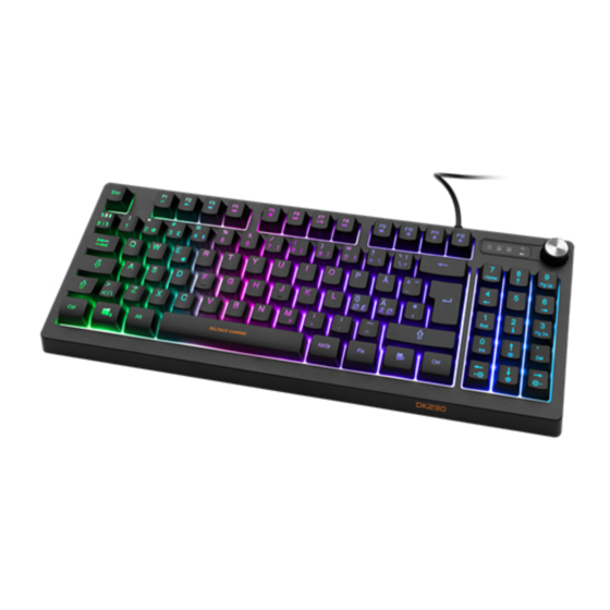 Deltaco Gaming TKL User Manual
