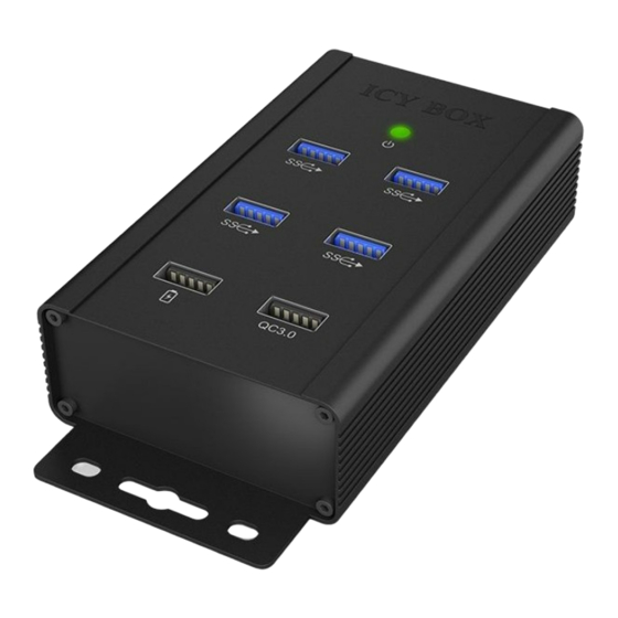 Icy Box IB-HUB1411-QC3 Quick Installation Manual