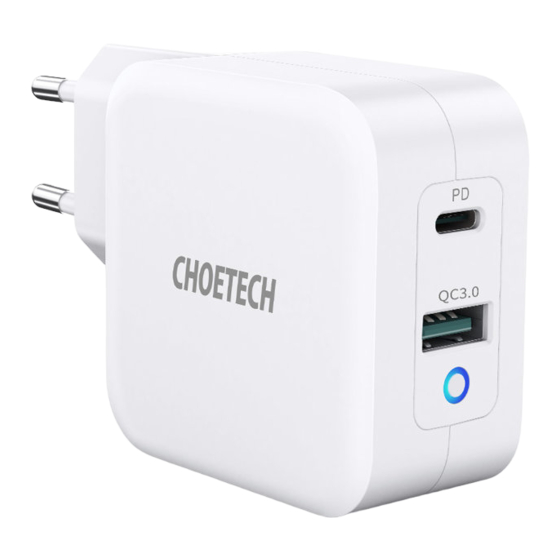 Choetech PD8002 User Manual