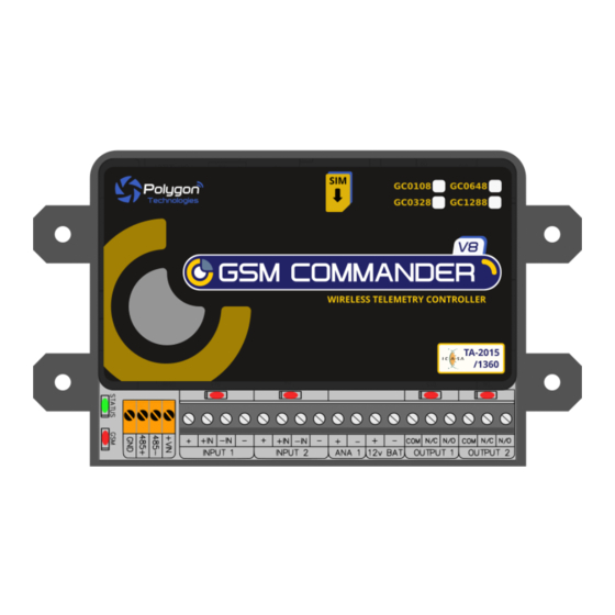 GSM Commander GC0108 Manual