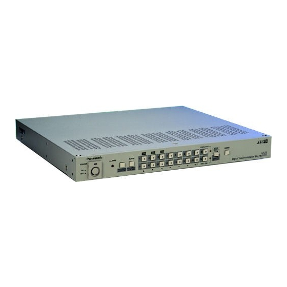 Panasonic WJ-FS216 Operating Instructions Manual
