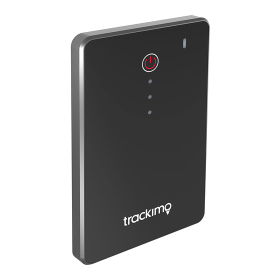 TRACKIMO Travel Tracker Quick Start Manual
