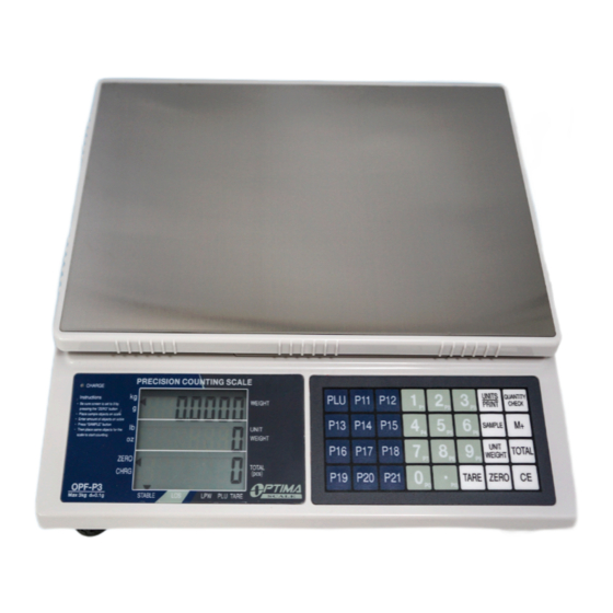 Optima Scale OPF-P User Manual