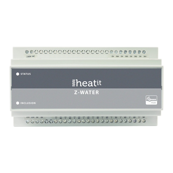 Heatit Z-WATER Installation Manual