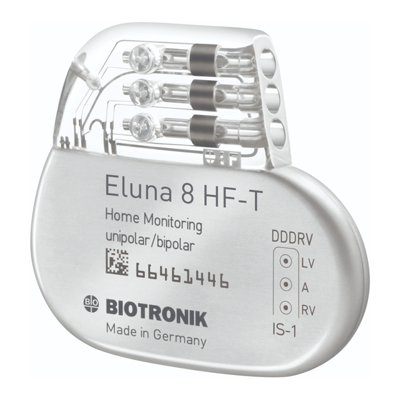 BIOTRONIK Eluna 8 Technical Manual