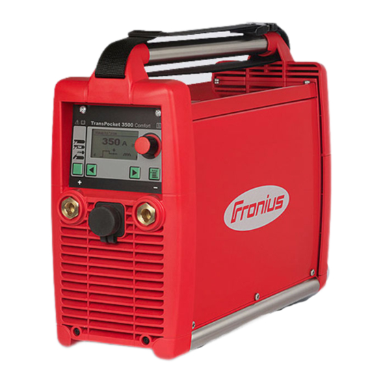 Fronius TransPocket 3500 Comfort Operating Instructions Manual