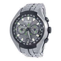 Citizen H909 ECO-DRIVE Abbreviated Instruction