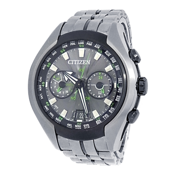 Citizen H909 Abbreviated Instruction
