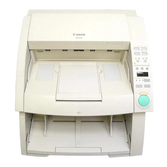 Canon DR-5020 Instructions Manual