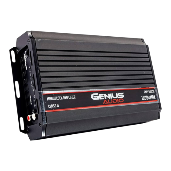 Genius Audio GMP-800.1D User Manual