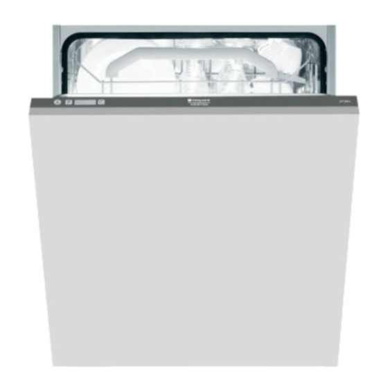 Ariston LFT 2284 Operating Instructions Manual