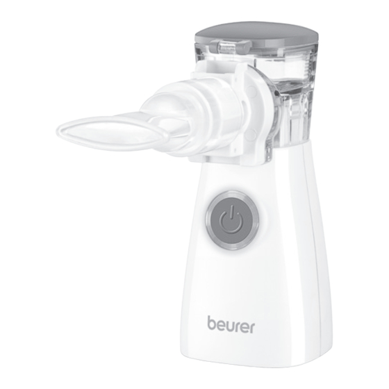 Beurer IH 57 Instructions For Use Manual