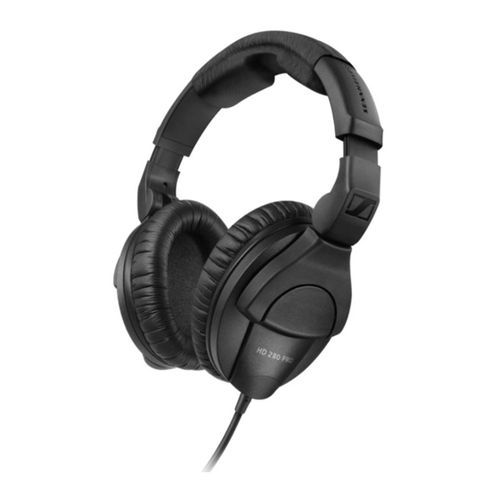 Sennheiser HD 280 Instructions For Use Manual