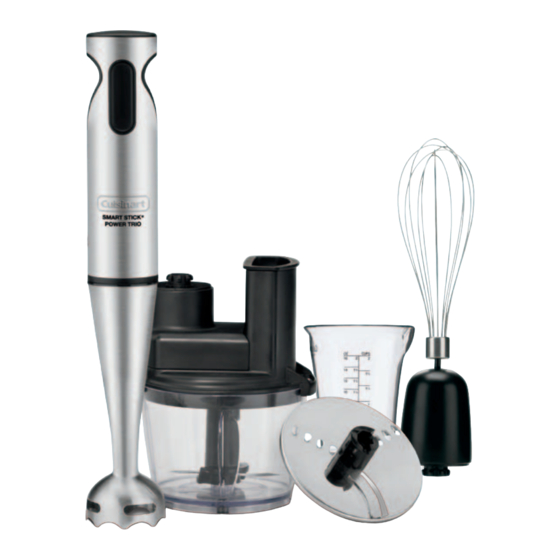 Cuisinart Smart Stick PowerTrio CSB-80 Instructions And Recipes Manual