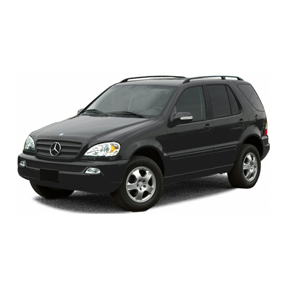 Mercedes-Benz 2003 ML 350 Operator's Manual