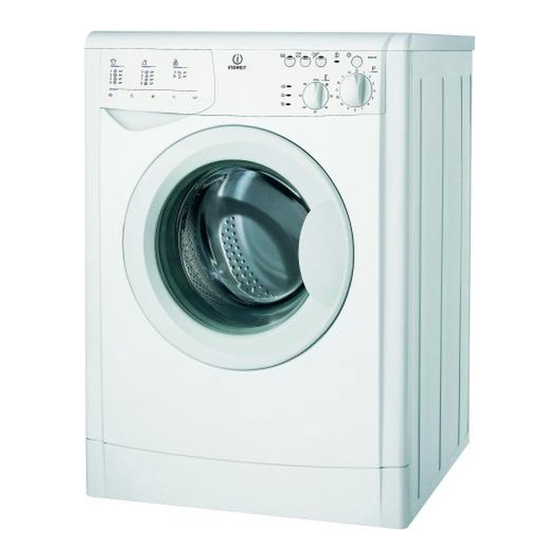 Indesit WIA 101 Instructions For Use Manual