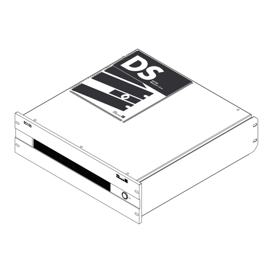 d&b audiotechnik DS100 Manuals
