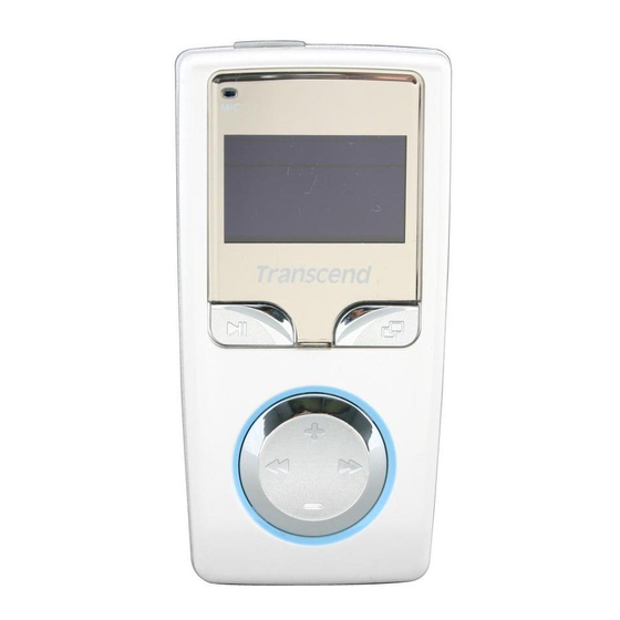 Transcend T.sonic 610 User Manual