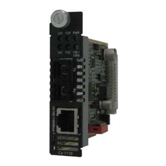Perle C-1110 Series Installation Manual