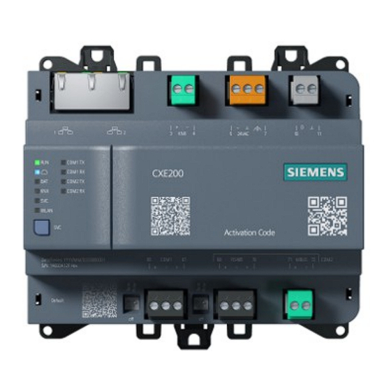 Siemens CXE200 Manuals