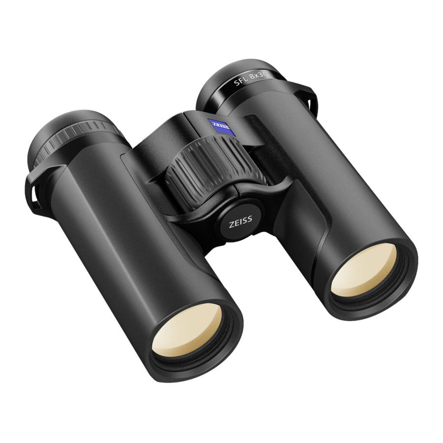 ZEISS SFL 8 x 30 | 10 x 30 | 8 x 40 | 10 x 40 - Binoculars Manual