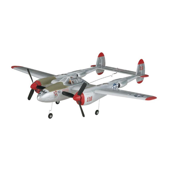 Flyzone P-38 Lightning Assembly Manual & User Manual