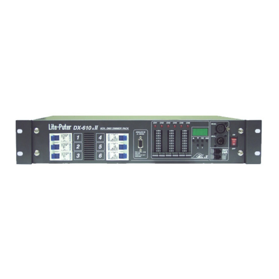 Lite-Puter DX-610 User Manual