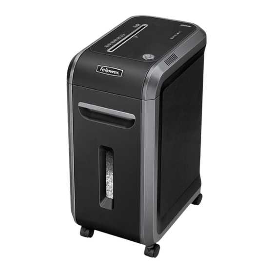Fellowes 99Ms POWERSHRED User Manual