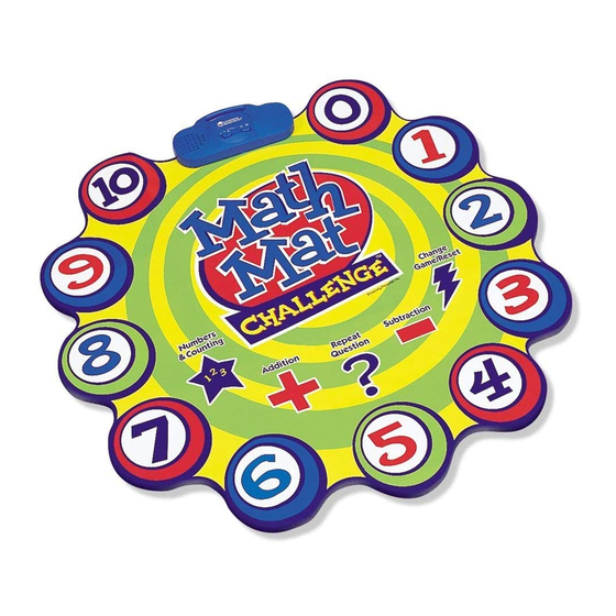 Learning Resources Math Mat Challenge Activity Manual