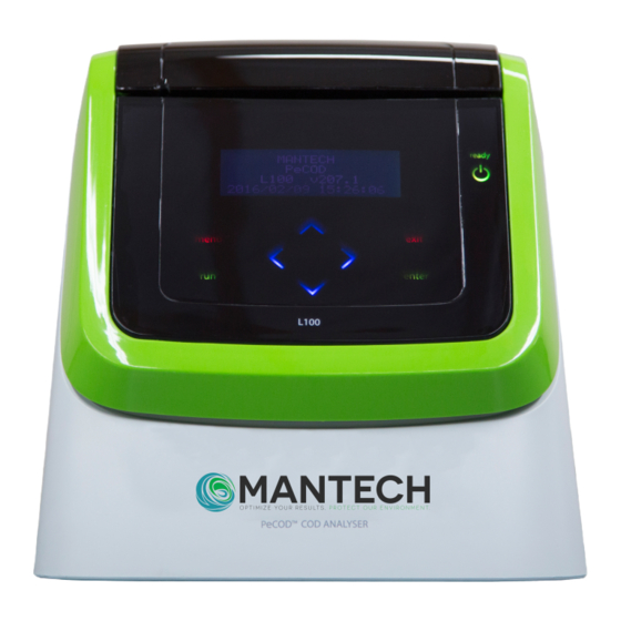 Mantech L100 PeCOD Operation Manual