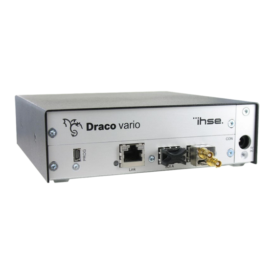 Ihse Draco vario 486 Series User Manual