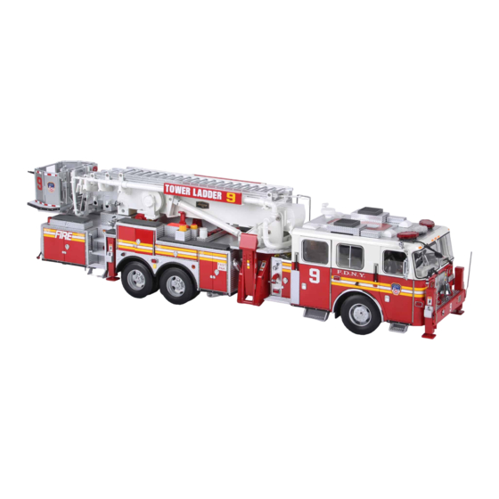 Agora Models FDNY FIRE TRUCK TOWER LADDER 9 Build Instructions