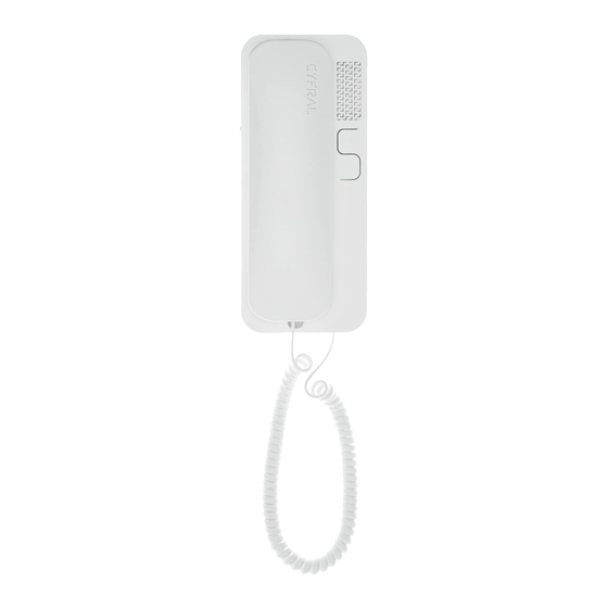 Cyfral SMART-5PG Instruction Manual