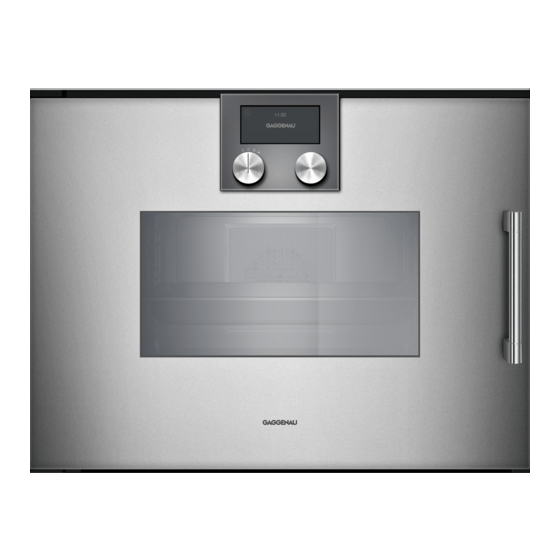 Gaggenau BSP 250 Instruction Manual