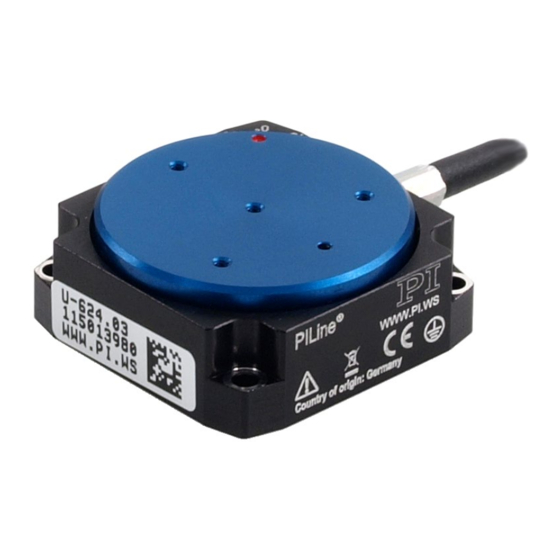 PI U-624 User Manual